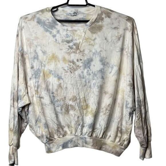 Young Fabulous & Brooke Pullover Tie Dye Long Sleeves Oversized Sweatshirt Large - Picture 11 of 11